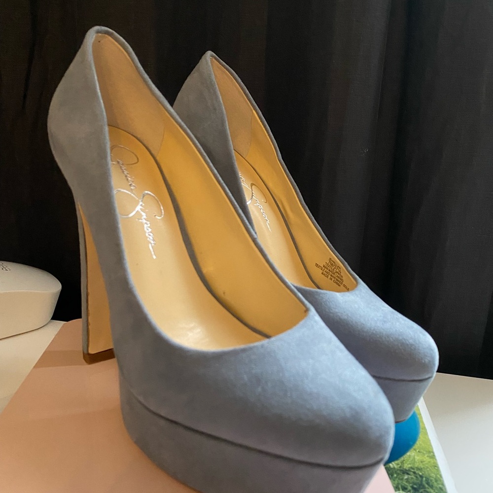 Jessica Simpson Light Blue Heels